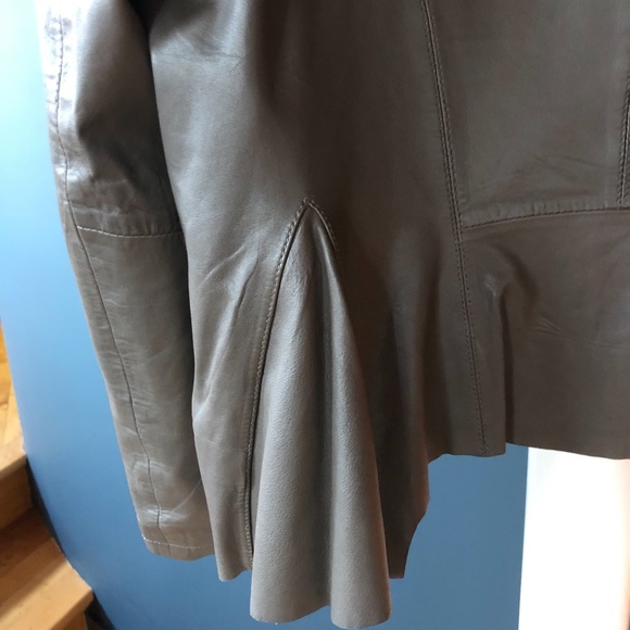 DKNY Leather Suede Jacket (NEW) - Picture 3 of 7